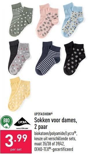 ALDI Sokken voor dames aanbieding
