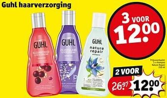 Kruidvat Shampoo nature repair aanbieding