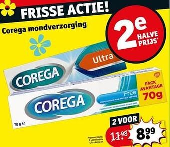 Kruidvat Kleefcrème ultra aanbieding
