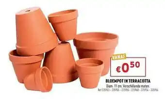Trafic Bloempot in terracotta aanbieding