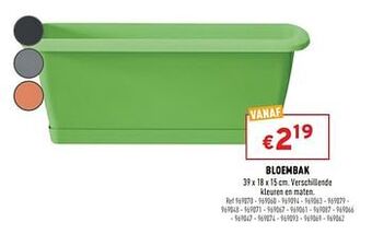 Trafic Bloembak aanbieding
