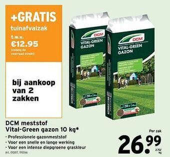 GAMMA Dcm meststof vital-green gazon aanbieding