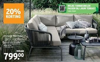 GAMMA Loungeset kopenhagen aanbieding