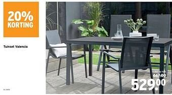 GAMMA Tuinset valencia aanbieding