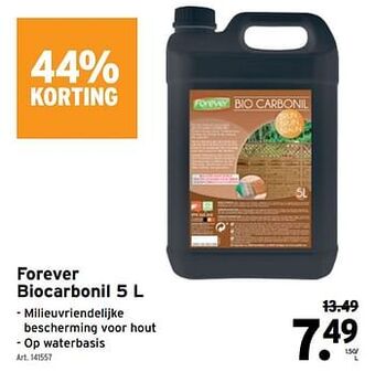 GAMMA Forever biocarbonil aanbieding