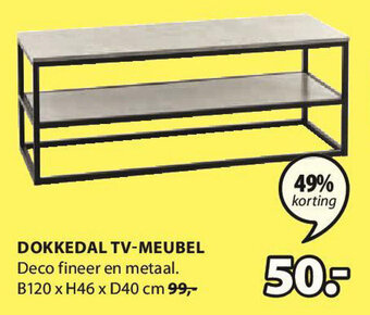 Jysk Dokkedal TV-Meubel aanbieding