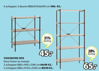 Jysk Vandborg Rek aanbieding