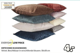 Jysk Ertevikke Kussenhoes aanbieding