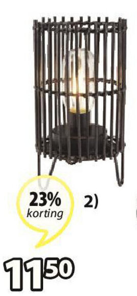 Jysk Gulspurv Lamp Op Batterijen aanbieding