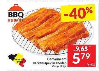 Intermarché Gemarineerd Varkensspek In Sneden aanbieding