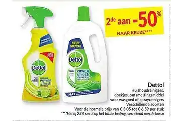 Dettol Huishoudreinigers, Doekjes, Ontsmettingsmiddel