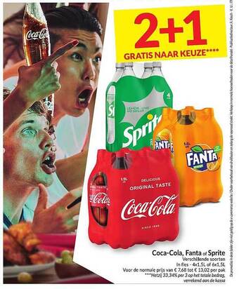 Intermarché Coca-cola, Fanta Of Sprite aanbieding