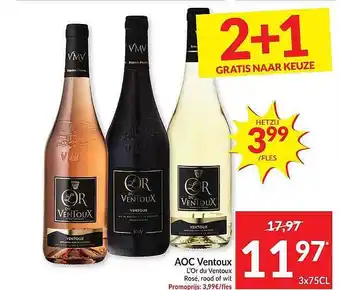 Intermarché Aoc Ventoux L'or Du Ventoux aanbieding