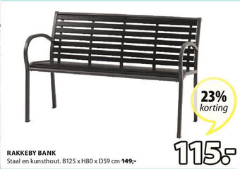Jysk Rakkeby Bank aanbieding