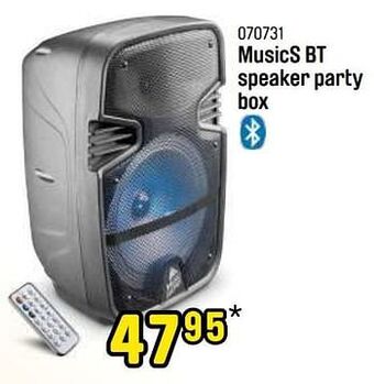 Happyland Musics bt speaker party box aanbieding