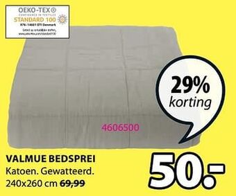 Jysk Valmue bedsprei aanbieding