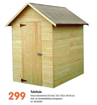 Fun Tuinhuis aanbieding
