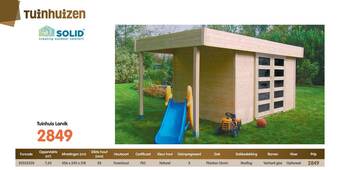 Fun Tuinhuis Larvik aanbieding