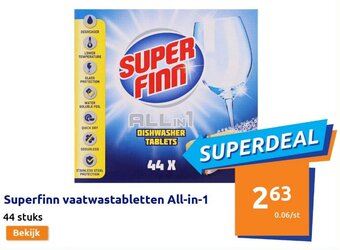 Superfinn vaatwastabletten All-in-1