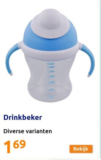 Action Drinkbeker aanbieding