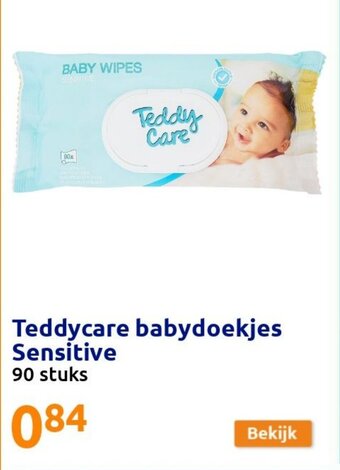 Action Teddycare babydoekjes Sensitive aanbieding