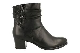 Berca Shoes Caprice Enkellaars Dames Comfort G Breedte - Zwart aanbieding