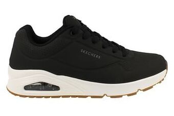 Berca Shoes Skechers Loopschoen Heren Stand on Air Air Cooled Memory Foam Trend Clean Black - Zwart aanbieding