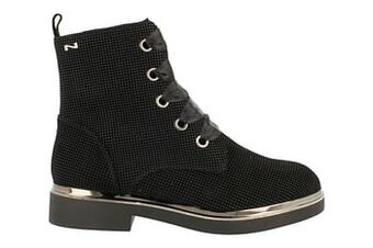 Berca Shoes Nathan-Baume Bottine Dames Extra Veters - Zwart aanbieding
