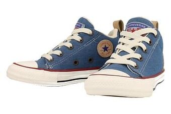 Berca Shoes Converse Sneaker Hoog Jongens Maat 27/35 Ollie Mid - Blauw aanbieding