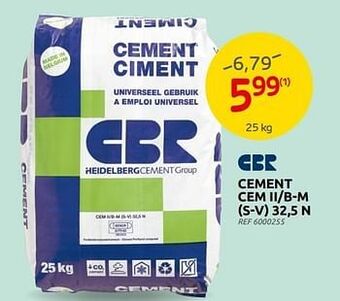 Brico Cement cem ii-b-m s-v 32,5 n aanbieding