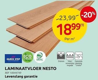 Brico Laminaatvloer nesto aanbieding