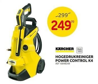 Brico Kärcher hogedrukreiniger power control k4 aanbieding