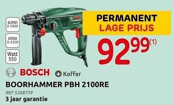 Brico Bosch boorhammer pbh 2100re aanbieding