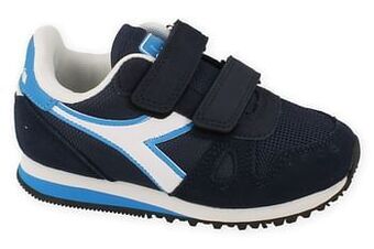 Berca Shoes Diadora Velcroschoen Jongens Simple Run Maat 28/33 - Blauw aanbieding