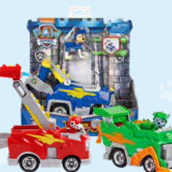 Fun PAW Patrol - Rescue Knights - Deluxe Voertuigen (1 Van Assortiment) aanbieding