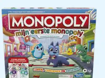Fun Spel Mijn Eerste Monopoly aanbieding