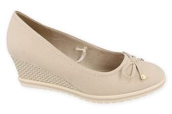 Berca Shoes Tamaris Pump Dames Touch It Binnenzool - Beige aanbieding