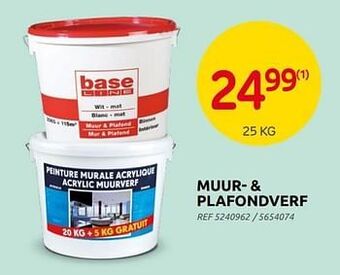 Brico Muur- + plafondverf aanbieding