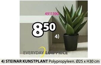 Jysk Steinar kunstplant aanbieding