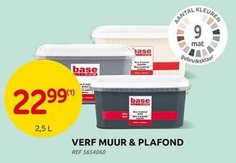 Brico Verf muur + plafond aanbieding