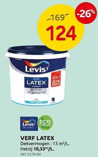 Brico Verf latex aanbieding
