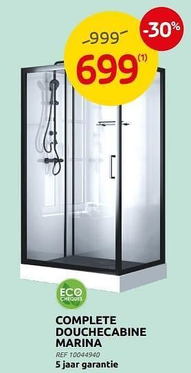 Brico Complete douchecabine marina aanbieding