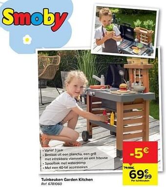Carrefour Tuinkeuken garden kitchen aanbieding