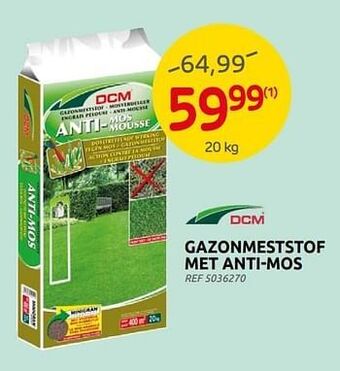 Brico Gazonmeststof met anti-mos aanbieding