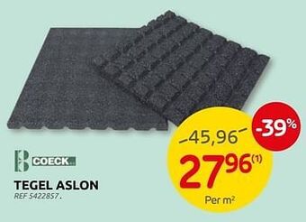 Brico Tegel aslon aanbieding