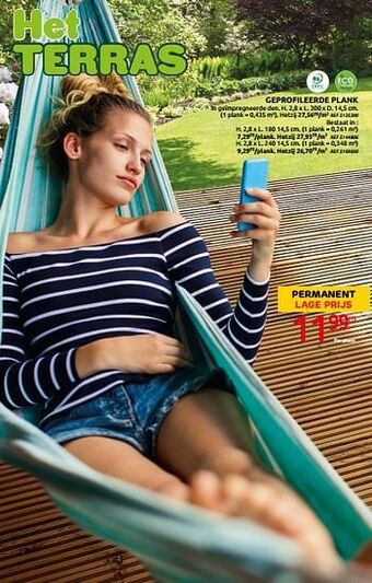 Brico Geprofileerde plank aanbieding