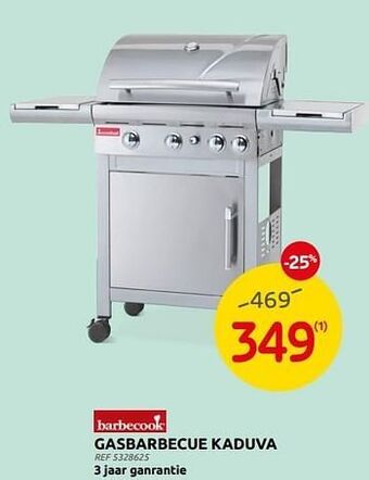 Brico Barbecook gasbarbecue kaduva aanbieding