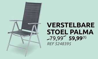Brico Verstelbare stoel palma aanbieding