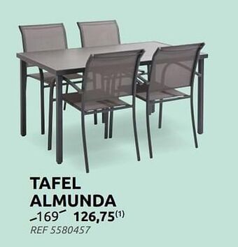 Brico Tafel almunda aanbieding