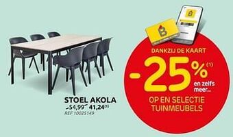 Brico Stoel akola aanbieding